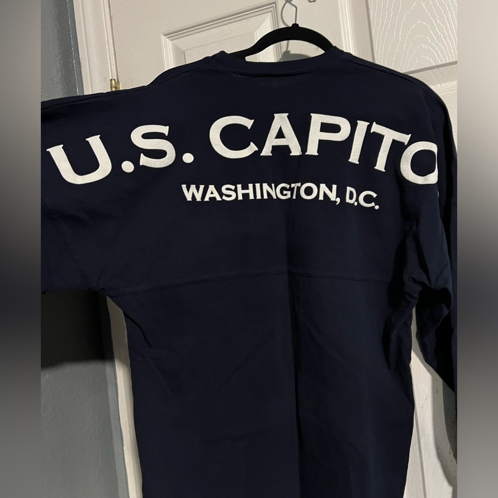 U.S. Capitol Novelty Spirit Jersey Long Sleeve T Shirt